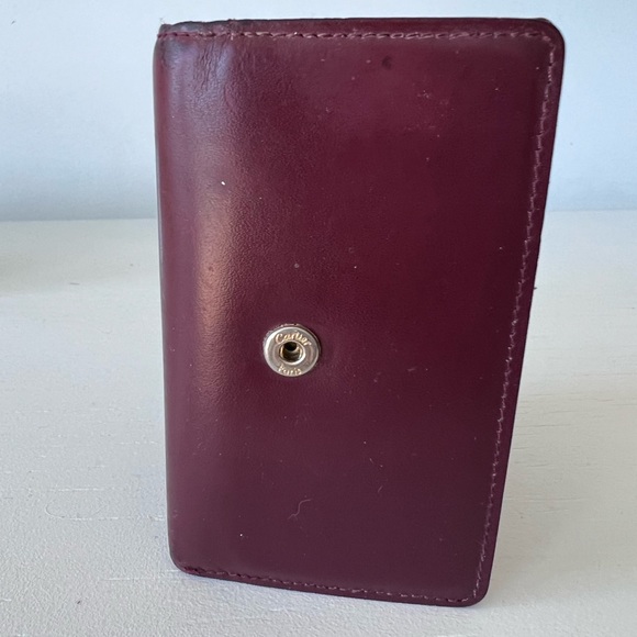Authentic Must de Cartier, 6 key ring holder . Burgundy calfskin - Picture 3 of 11